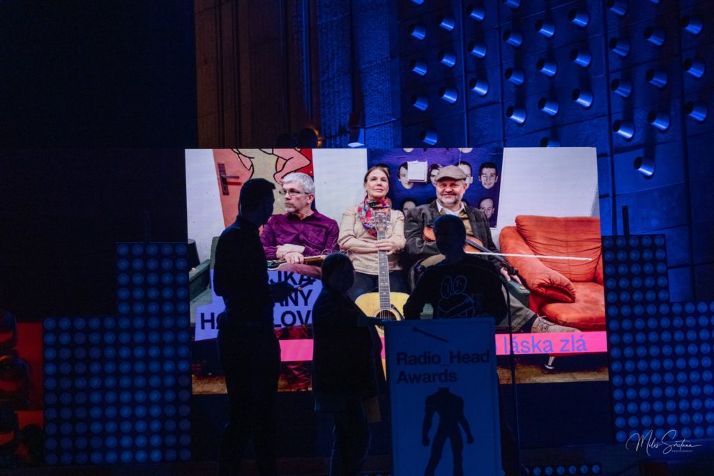foto z odovzdávania Radio head Awards